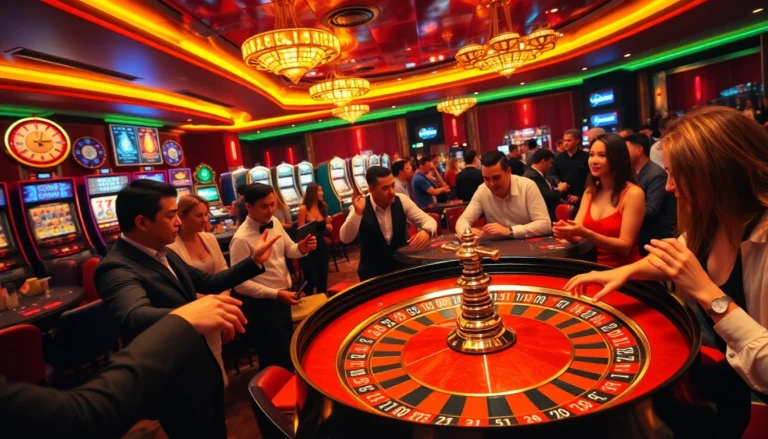 Players place bets at a lively roulette table at https://new88.cz/, experiencing the thrill of online casino gaming.